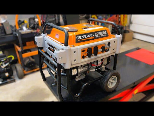 Neglected Generac XP8000e Repair and Load Test