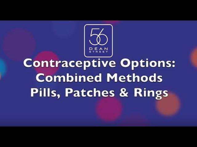 Contraception Choices: Combined Methods. Pills, Patches and Rings.