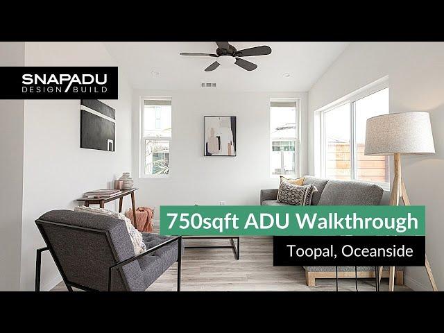 Accessory Dwelling Unit ADU Walkthrough - 2BR 1BA - Oceanside CA - Snap ADU Tour