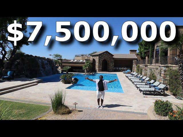 Inside $7.5 Million Dollar Scottsdale AZ Mega Mansion House Tour