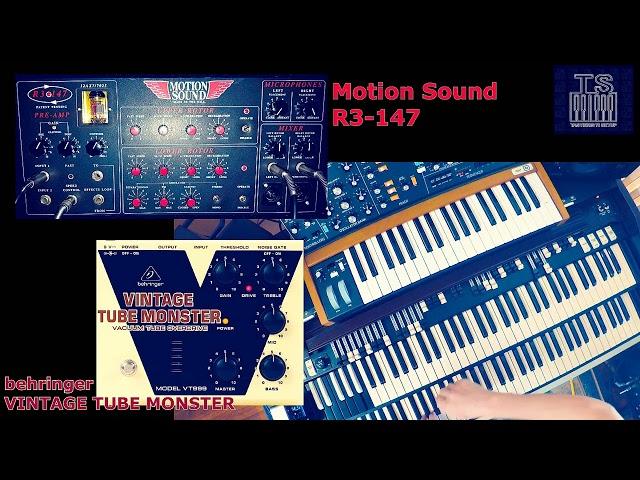 Rock Hammond Organ - VINTAGE TUBE MONSTER & Motion Sound R3-147 @behringer