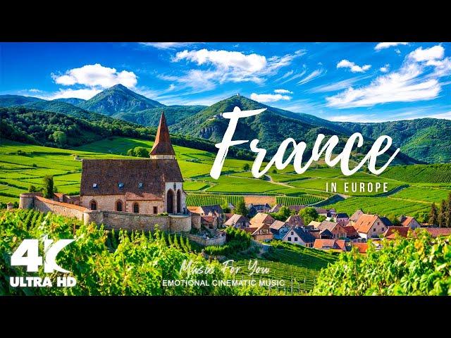 France 4K - A Visual Journey Through Mountains, Beaches, and Countryside