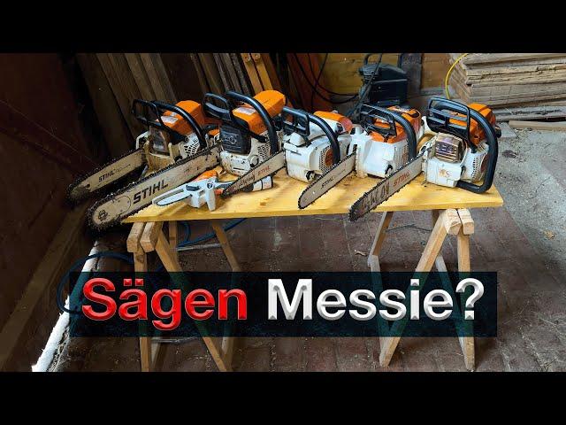 Welche Kettensäge ist die Beste, wofür welche? STIHL MS201 MS250 MS441 MSA230 MS261 für Brennholz