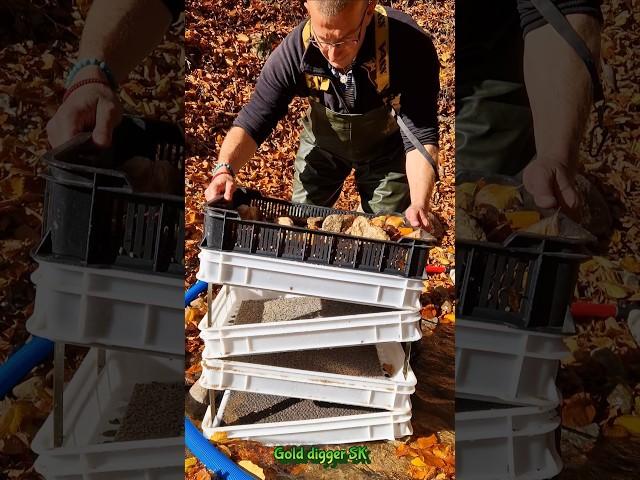 Real Gold Found! New Invention for Gold Panning in Action #GoldPanning