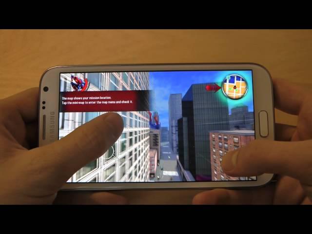 The Amazing Spider-Man For Samsung Galaxy Note 2 - First Gameplay Hands-On Review