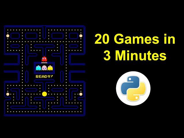 | 20 Games in 3 minutes using Python library | | AK |