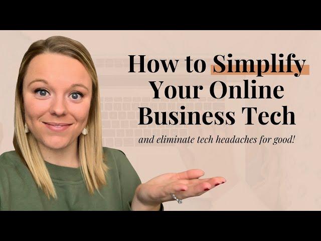 HOW TO SIMPLIFY YOUR ONLINE BUSINESS TECH | I DITCHED CLICKFUNNELS, CONVERTKIT, TEACHABLE AND MORE!