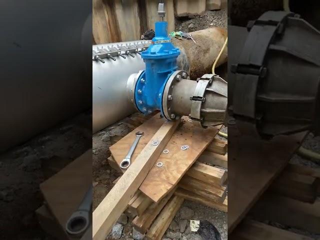 Hot tap ductile water main