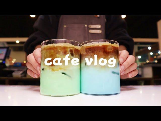 Eng) 2월의 마지막 일요일 | CAFE VLOG | ASMR | 카페 브이로그 | 카페 사장 | 카페 알바 | 음료제조영상 | Korea cafe | カフェブイログ