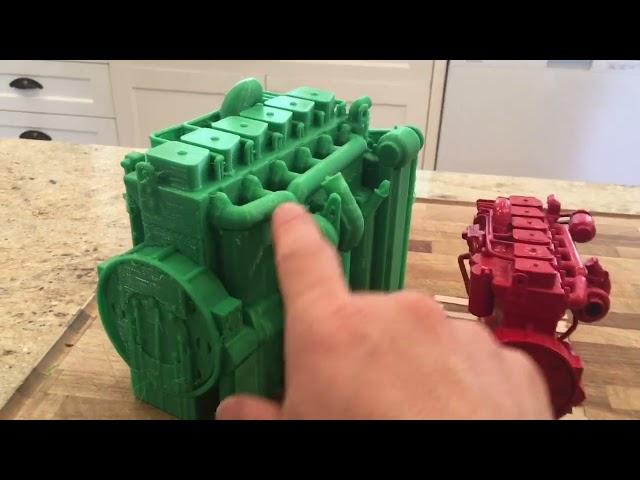 3d printed Cummins diesel engine/motor Part 1