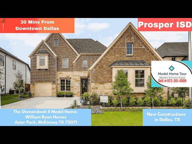 William Ryan Homes Shenandoah II Model Home - Aster Park, McKinney TX | Top Realtor in Texas