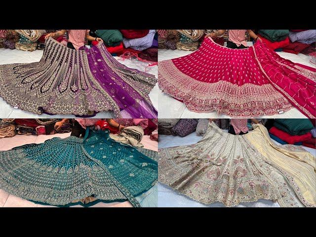 chickpet Bangalore wholesale bridal lehangas||Single piece courier available