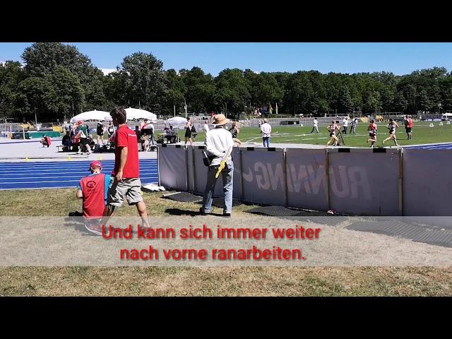 Kerstins 3000m Hindernislauf bei den Deutschen U23-Meistsrschaften.
