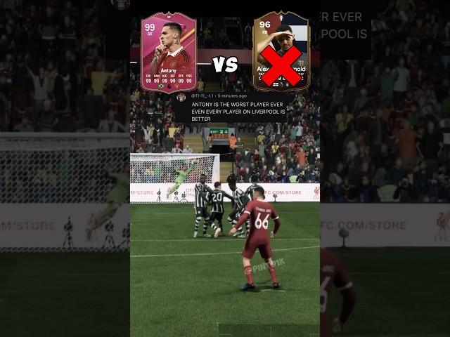 When Antony is the Keeper vs Liverpool #football #shorts