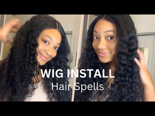 HAIR SPELLS PINEAPPLE WAVE GLUELESS WIG INSTALL