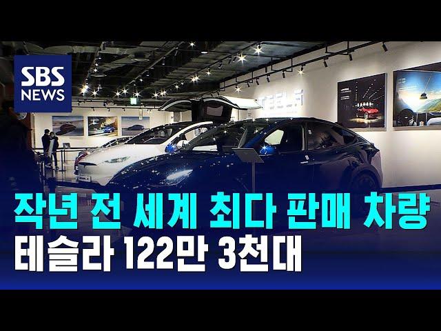 지난해 전 세계 최다 판매 차량은 테슬라…122만 3천대 / SBS