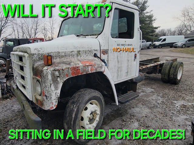 INTERNATIONAL 7.3L IDI SITTING IN A FIELD FOR DECADES! WILL IT START