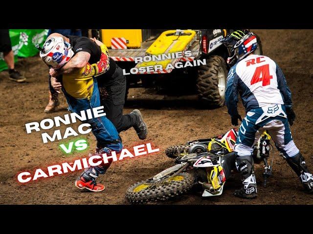 Ronnie Mac vs Ricky Carmichael - Look at that in Event AUS-X Open