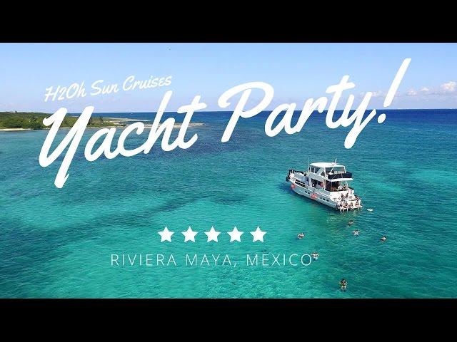 Yacht Party in the Riviera Maya, Mexico