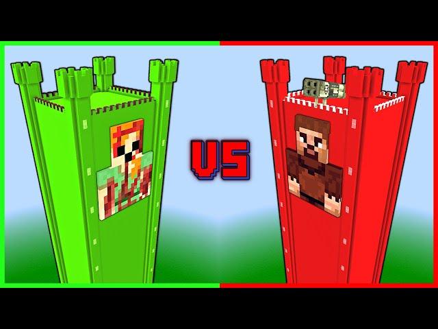 BOBBY TOWER VS POOR TOWER!  - Minecraft