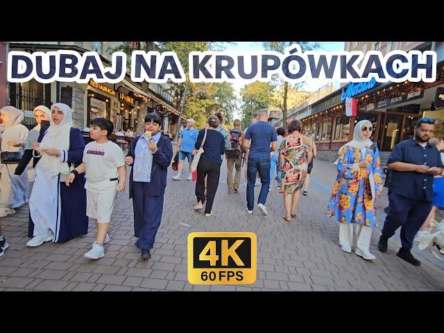  Zakopane Krupówki, عرب أحبوا بلدنا المليء بالخضرة! 4K 2024.07.31 ASMR