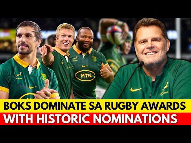 SA RUGBY AWARDS GO GREEN AND GOLD: SPRINGBOKS SHINE IN NOMINATIONS | SPRINGBOKS NEWS