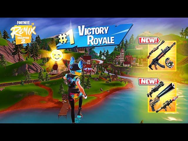 91 Elimination Solo Vs Squads "Zero Build" Gameplay Wins (Fortnite Remix chapter 2 PC)