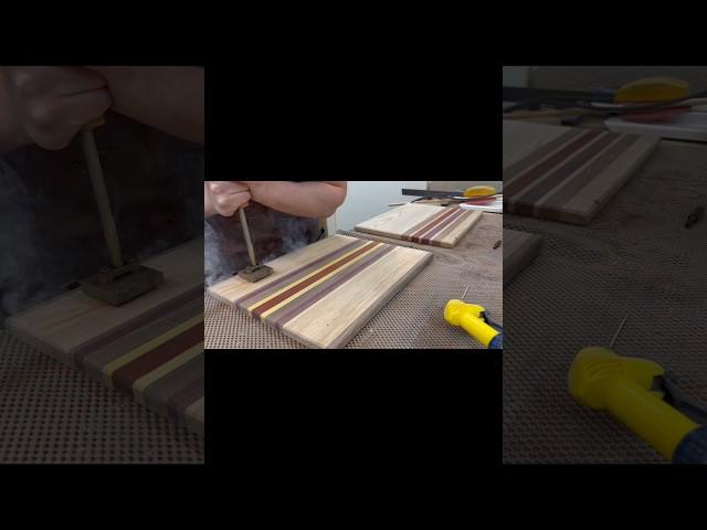 Brand your work #woodworking #signature #custom #project #ideas