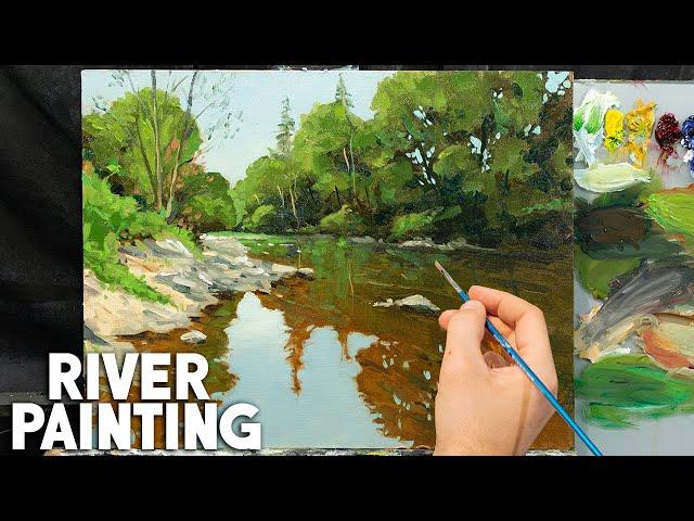 How to Paint a River | Impressionist Technique