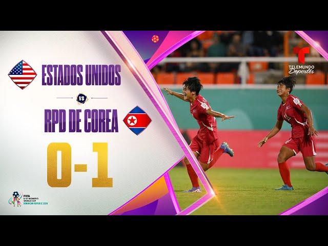 Highlights & Goals: USA vs. RPD de Corea 0-1 | Copa Mundial Femenina Sub-17 | Telemundo Deportes