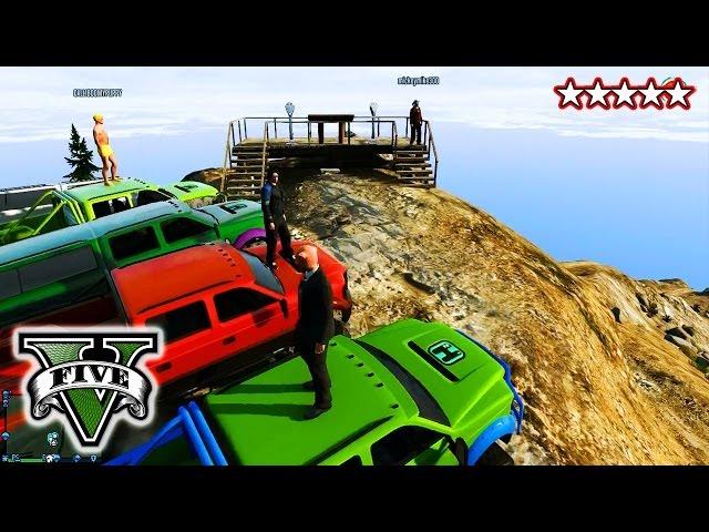 GTA 4x4 OFF-ROADING!!! - CUSTOM TRUCKS! GTA 5 -  Hanging With the Crew Grand Theft Auto 5