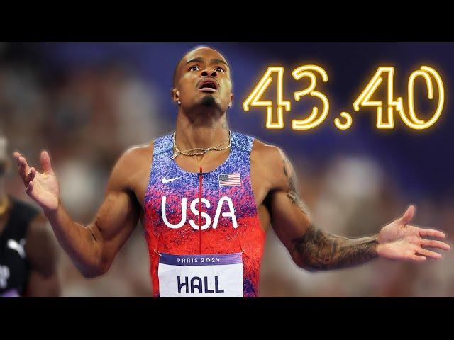 Quincy Hall Wins Olympic 400m Dash... A Star Was Born