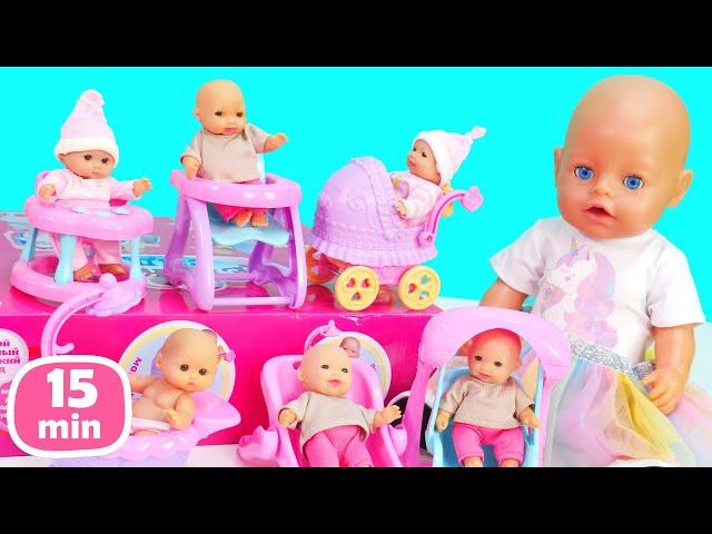 Baby Annabell & NEW baby dolls for kids. Kids play with baby doll bedroom & doll video for kids.