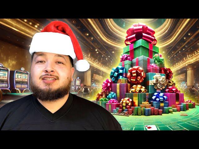 Giving Strangers Christmas Gifts At The Casino!