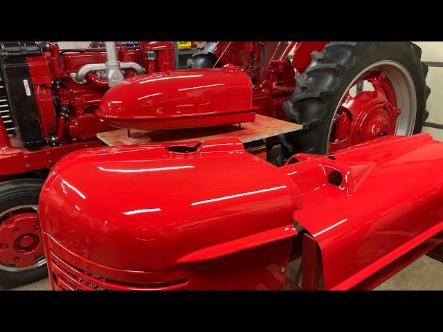 Farmall H Sheet Metal Respray Success! Paint Day Recap & Viewer Question Episode - "Prep H" #49