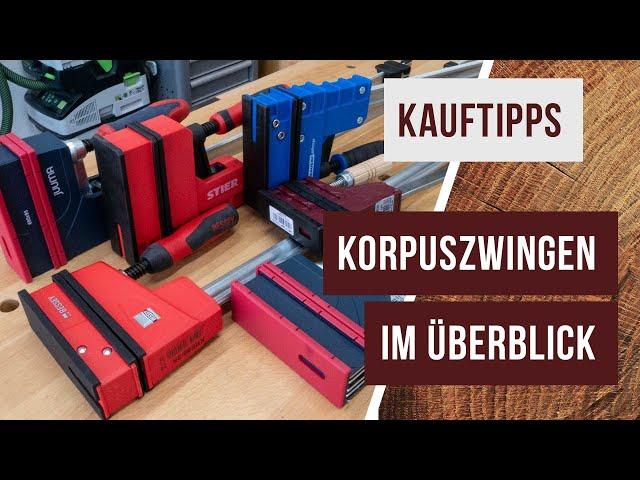 Korpuszwingen von Bessey, JUUMA, Dictum, Sauter, Stier und Piher - Ein Überblick.