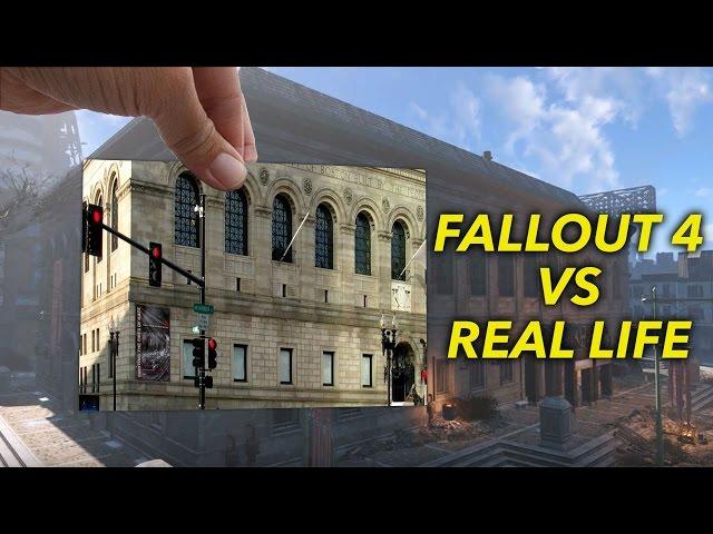 Fallout 4: REAL LIFE vs In-Game Landmarks