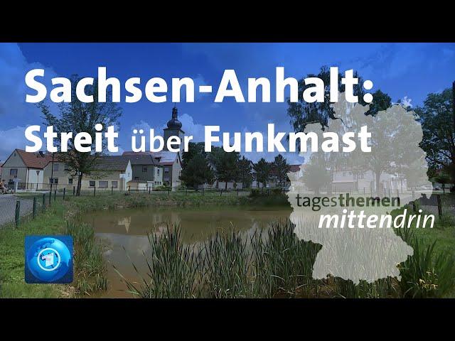 Funkloch-Streit in Sachsen-Anhalt| tagesthemen mittendrin