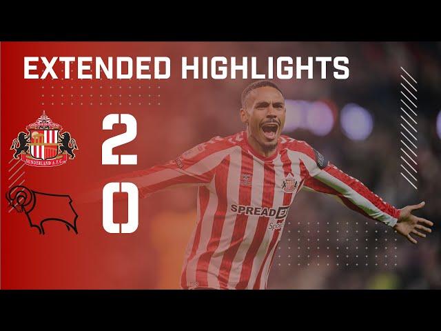 Extended Highlights | Sunderland AFC 2 - 0 Derby County