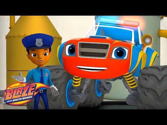 Police Car Blaze Rescues Puppies using STEM!  | Blaze and the Monster Machines