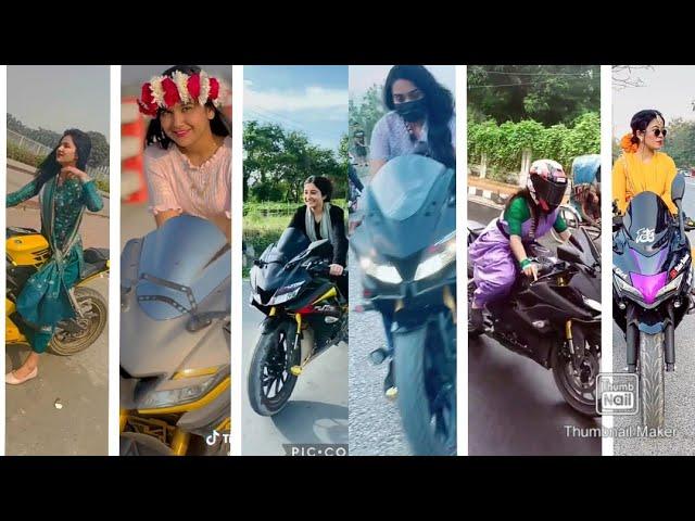 Bangladeshi Lady Biker TiK ToK video..বাংলাদেশের লেডি বাইকার ..lady biker TiK ToK video..