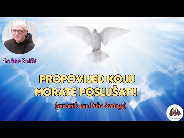 PROPOVIJED KOJU MORATE POSLUŠATI‼️*svećenik pun Duha Svetoga* ️