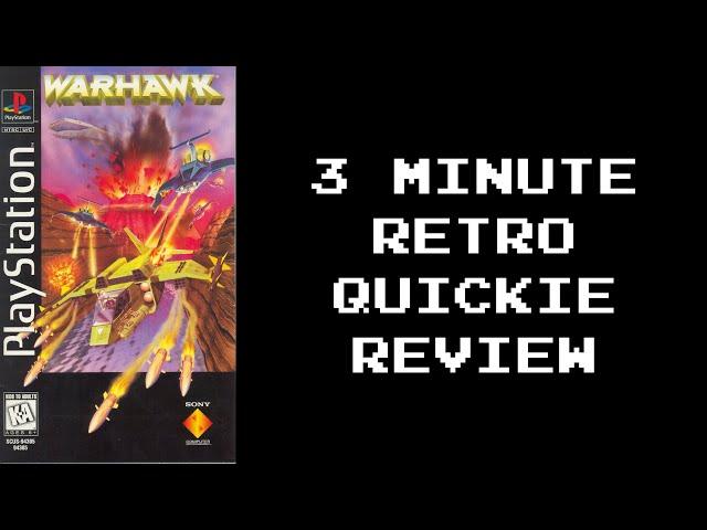 Warhawk for Sony Playstation - 3 Minute Retro Quickie Reviews