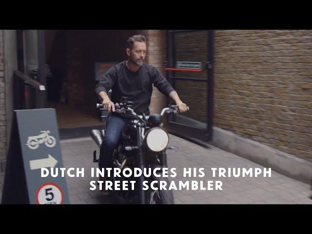 Dutch introduces his Triumph Street Scrambler