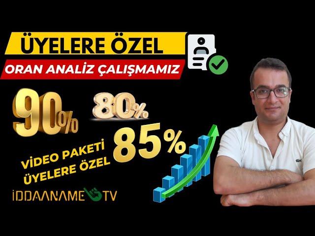 YÜKSEK ORANLAR KAZANABİLİRSİNİZ ORAN ANALİZ ÇALIŞMAMIZ.