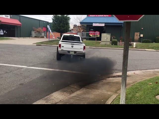 2017 cummins 6.7 straight pipe with ez Lynk ppei tuning and a 5 inch jamo exhaust