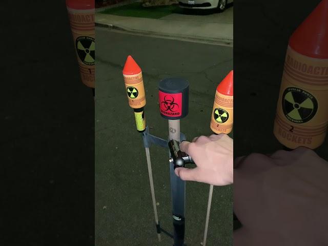 Biohazard rocket firework ️