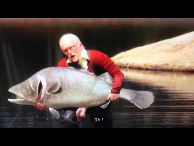 Bad grandpa :Fishing