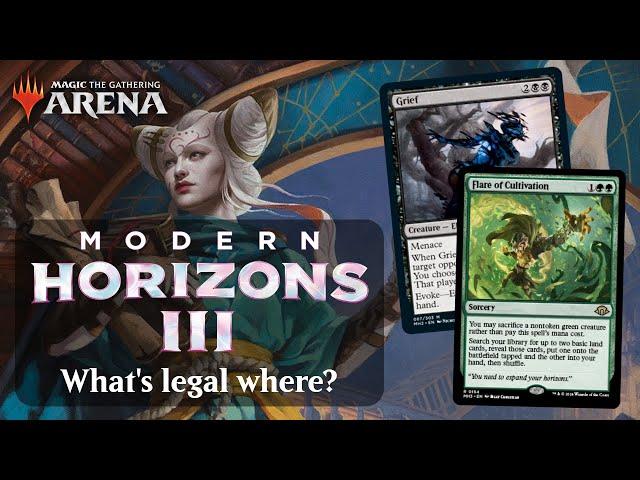 Modern Horizons 3 on MTG Arena : What's legal where?