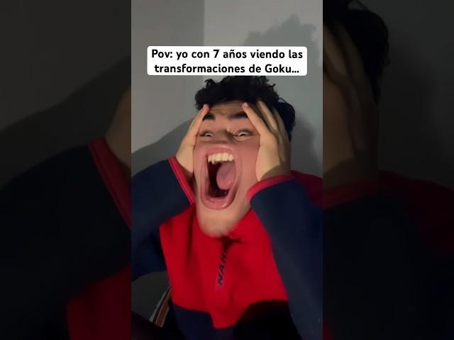 Las transformaciones de Goku IG: elnachetoo #argentina #humor #comedia #sketch #goku